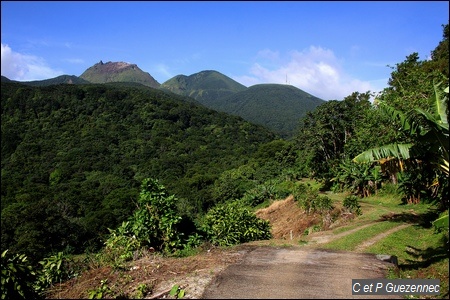 Vue sur le massif de la Soufrière