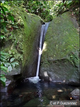 La cascade en gouttière de la rivière Grosse Corde