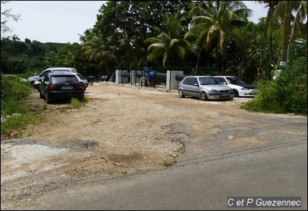 Parking au départ de la balade