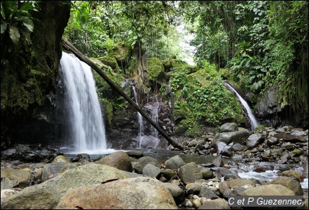 Les deux cascades de la rivière de Beaugendre