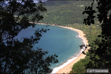 Vue de la plage de Grande-Anse depuis le sommet du Gros-Morne