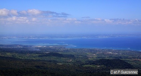 littoral de la côte au vent avec le Petit Cul-de-Sac Marin