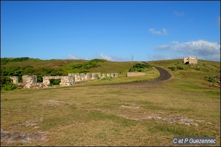 Vestiges de l'ancienne cotonnerie de Baie Mahault