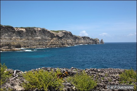 Le Piton et les falaises de la Pointe du Piton