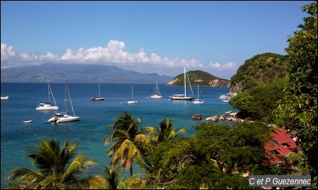 Vue sur la Basse Terre depuis l'Anse à Cointe