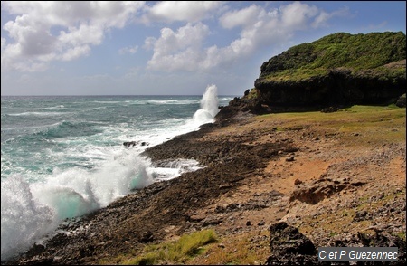 Houle sur Les Galeries de Capesterre de Marie Galante