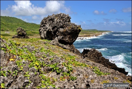 Vue sur Grand Fond depuis la Pointe Mathurine