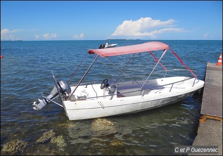 Notre bateau pour cette excursion