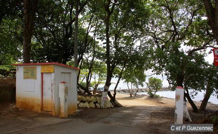 Guichet d'entrée de la plage